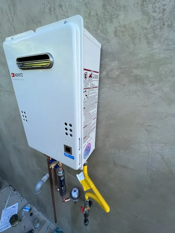 Tankless water heater installation for Kempton homes